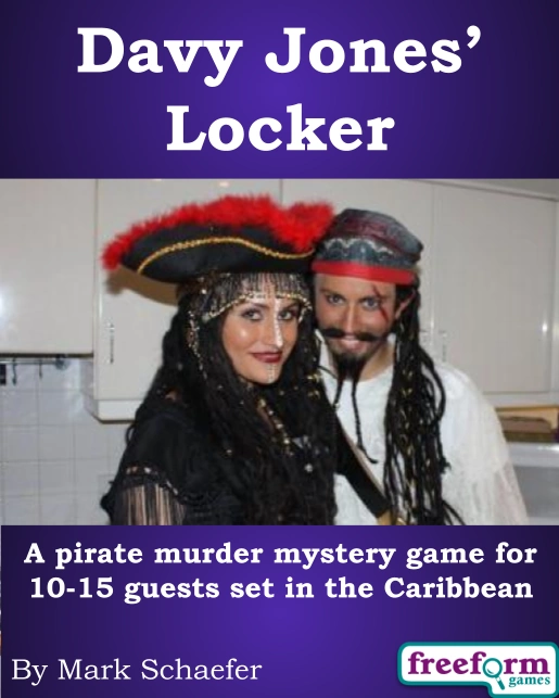 Cover to Davy Jones' Locker, a murder mystery game