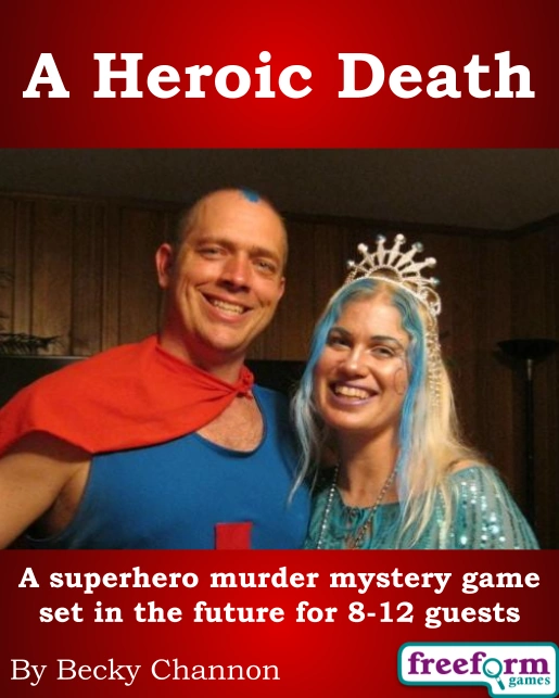 Cover to A Heroic Death murder mystery game