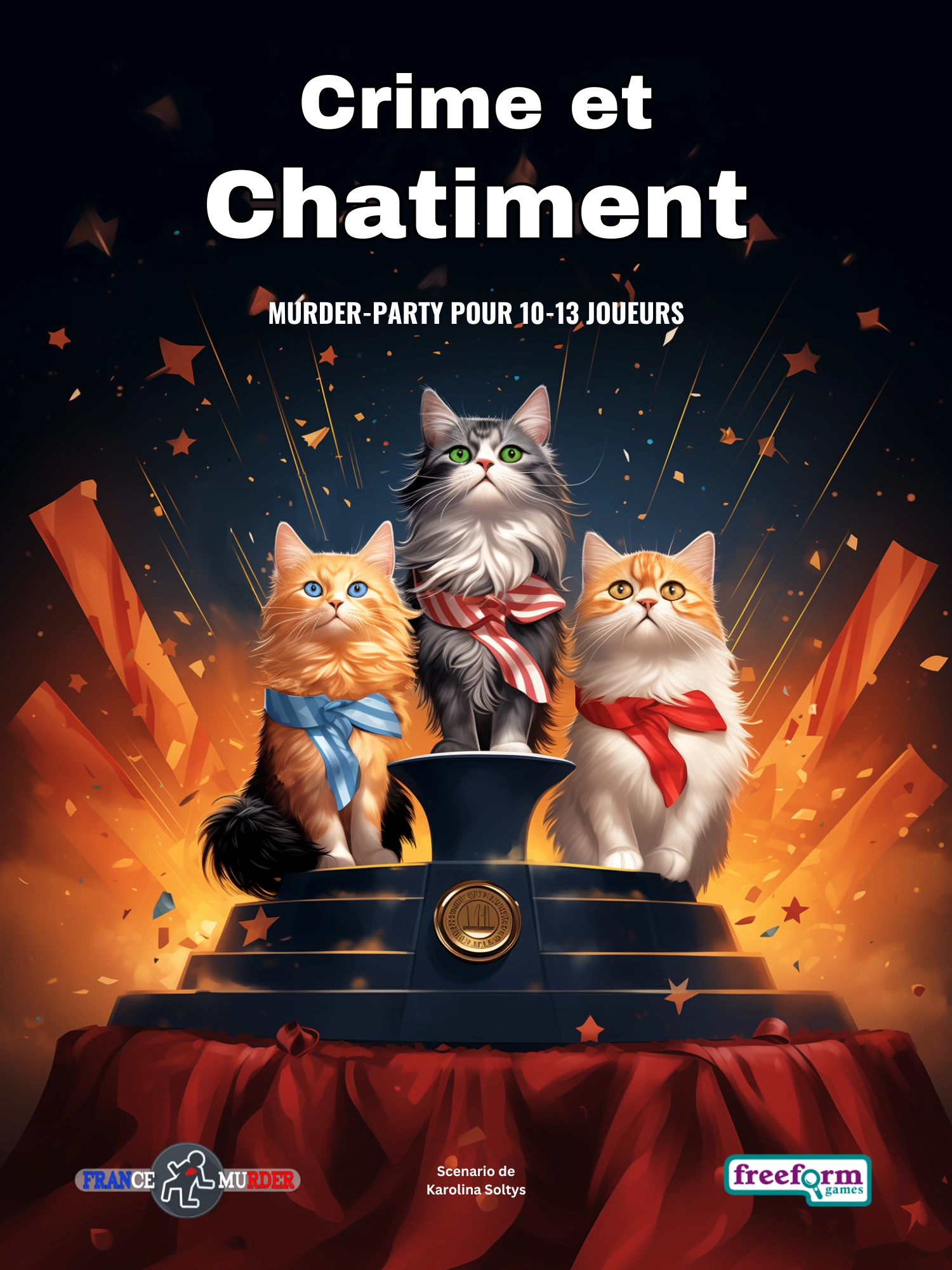 Cover to Crime et Chatiment, a French murder mystery game