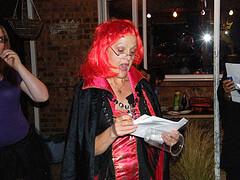 Clare Rogers Halloween Lies party