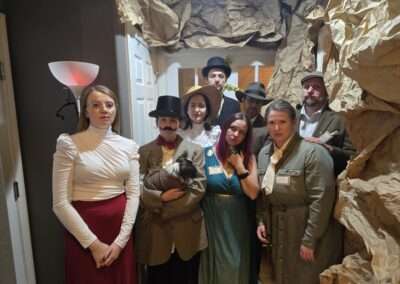 Way out West murder mystery party photos