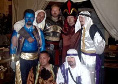 Arabian Nights murder mystery party photos