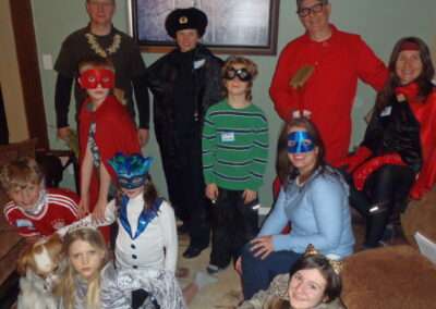 A Heroic Death murder mystery party photos